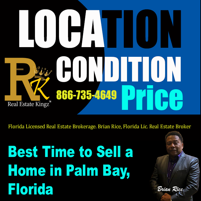 Brian Rice, a Palm Bay real estate agent, discusses the Best Time to Sell a Home in Palm Bay, Florida