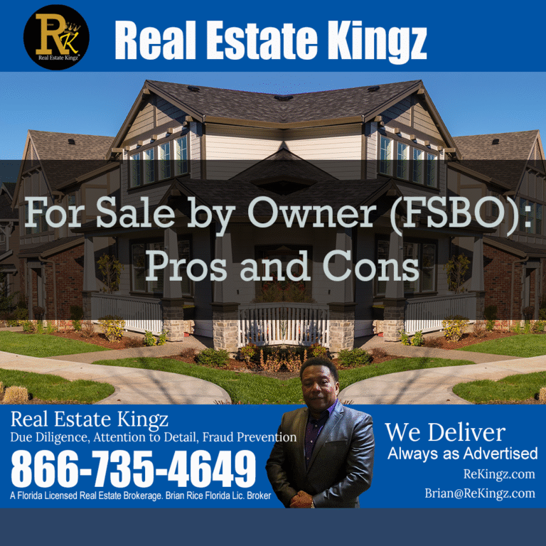 Brian Rice, a Palm Bay real estate agent, discusses the pros and cons of for sale by owner properties